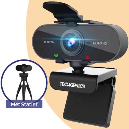 Webcam 2K Ultra HD - Zwart Glans